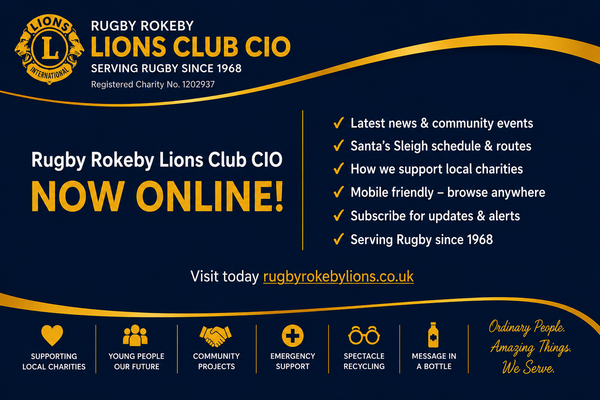Rugby Rokeby Lions Club — We're Online!